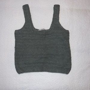Abercrombie green knit top